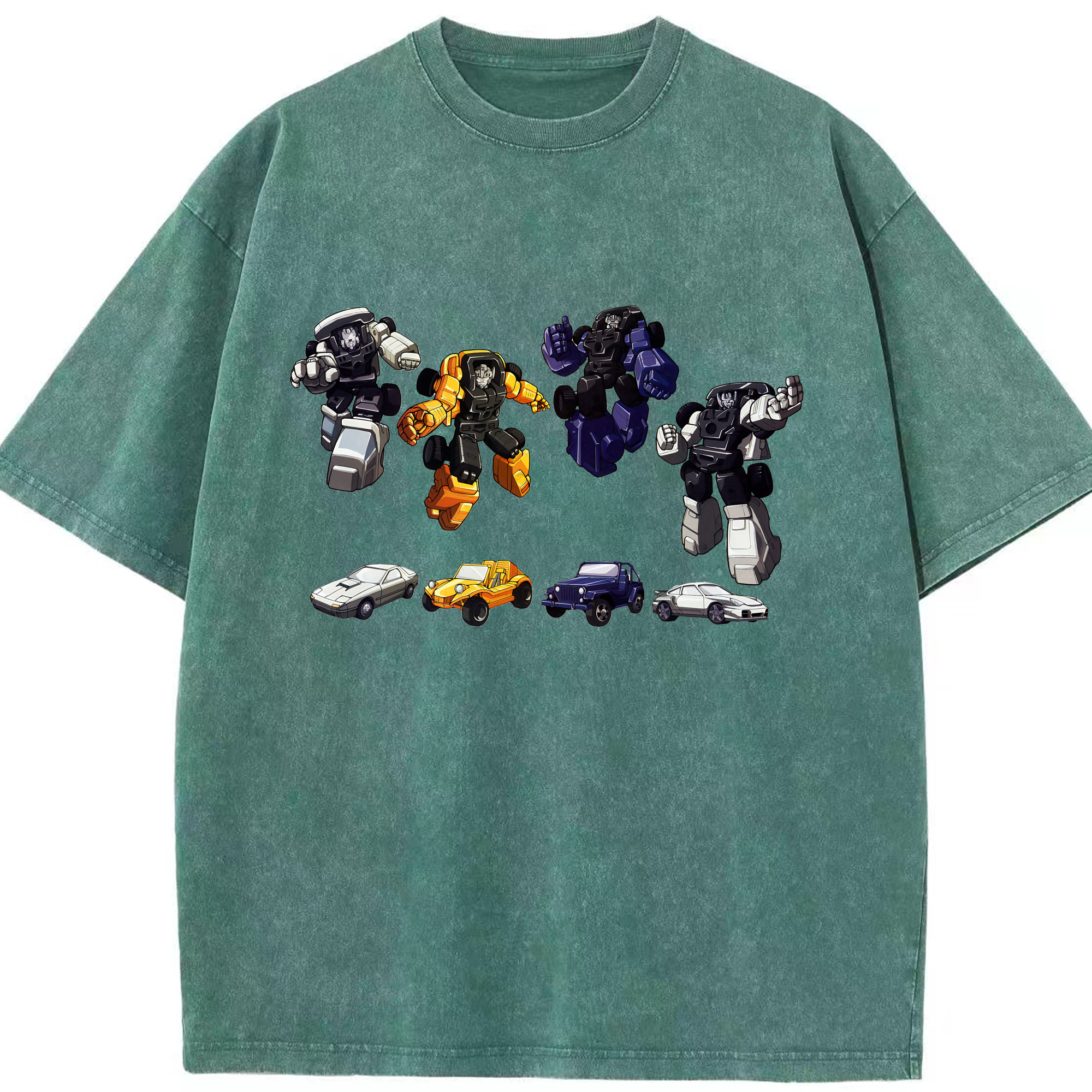 （画像用） Transformers トランスフォーマー 綿100% ヴィンテージ風 半袖Tシャツ（フロントプリント）